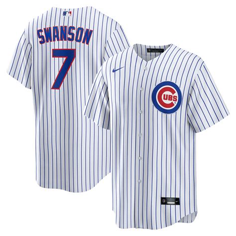 men's chicago cubs dansby swanson nike white replica player jersey|dansby swanson baseball jersey.